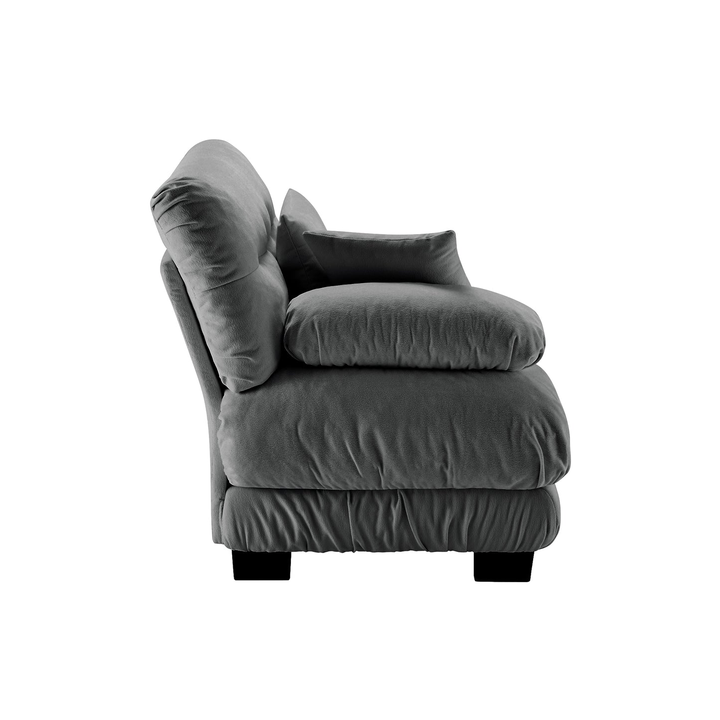 27 Sofa LSF W/2 pillows -Gray image 2
