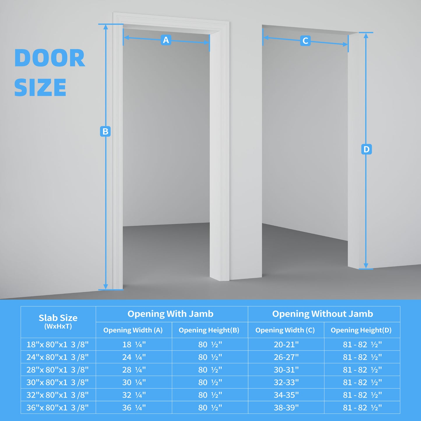 32" X 80"1-Lite Frosted Glass Interior Door for Pantry, Laundry, Closet, kitchen, Bypass, Pocket Slab Door w/o Hardware,Black image 4