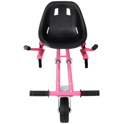 Hoverboard Seat Attachment Go-Kart,Fits 6.5" 8"10" Hoverboards, Heavy Duty Dual Pole & Dual Shock Absorber,Sturdy Adjustable Off-Road Frame,Hover Cart for Family Fun,not include Hoverboard,Pink image 12