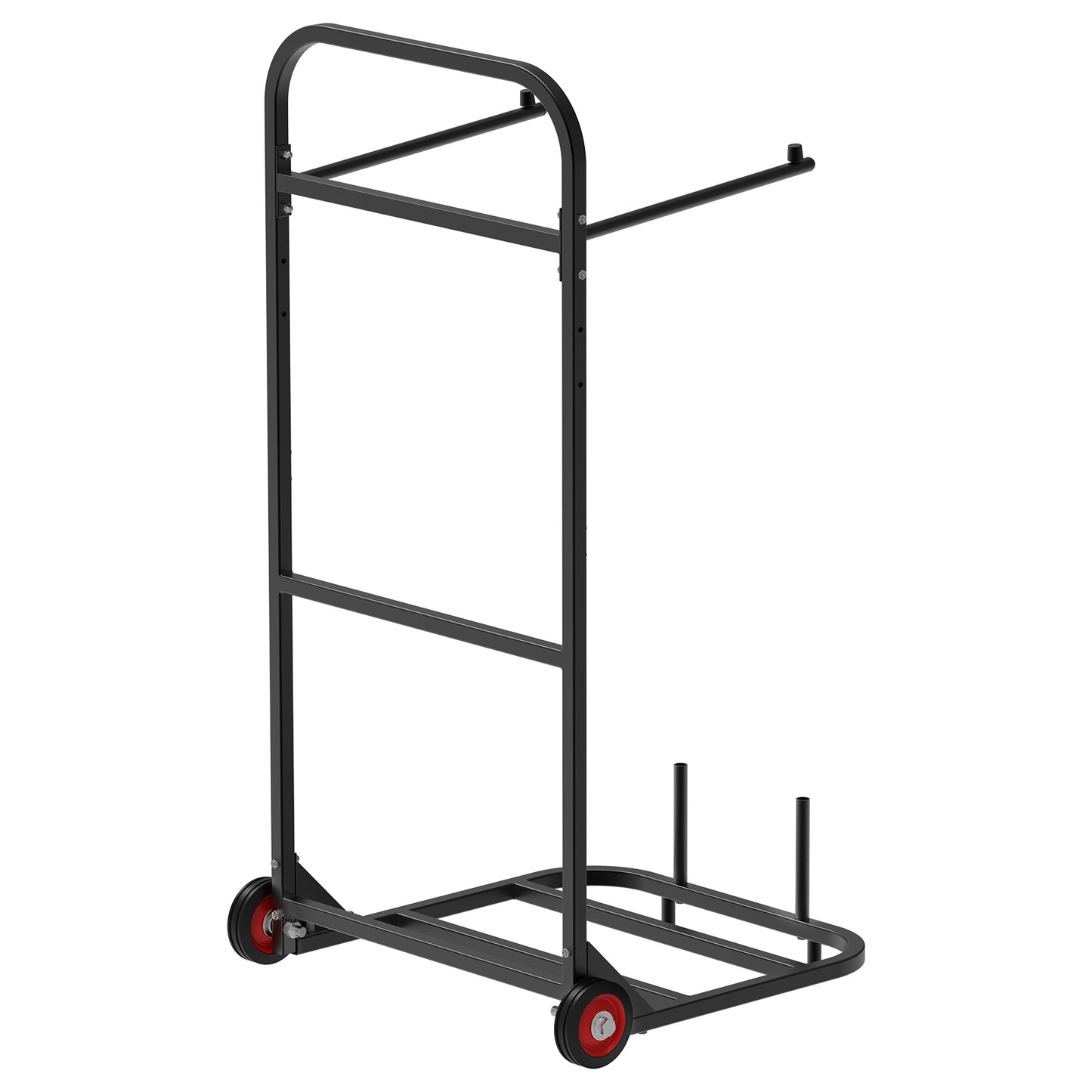 Folding Chair Rack Cart for 10 Chairs of 100 LBS Push-Style Chair Dolly image 3