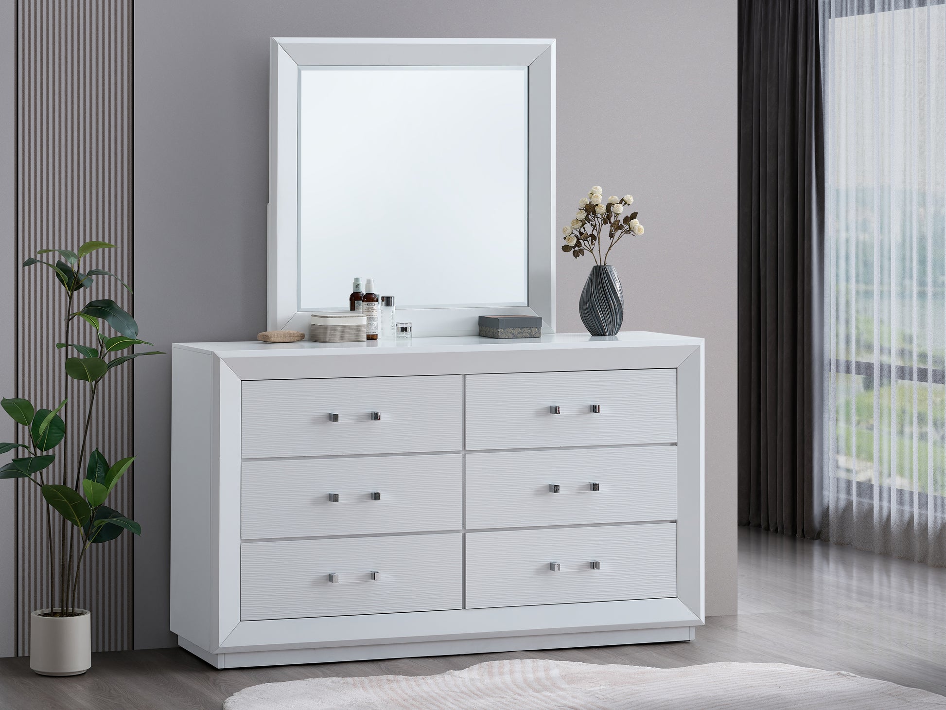 Mars G001700-D DRESSER(Without Mirror), White image 1