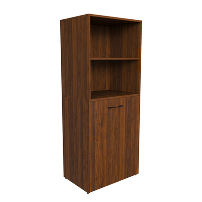 Stretchable desk, office desk with storage shelves and mobile wheels, foldable desk suitable for small apartments and offices,walnut image 12