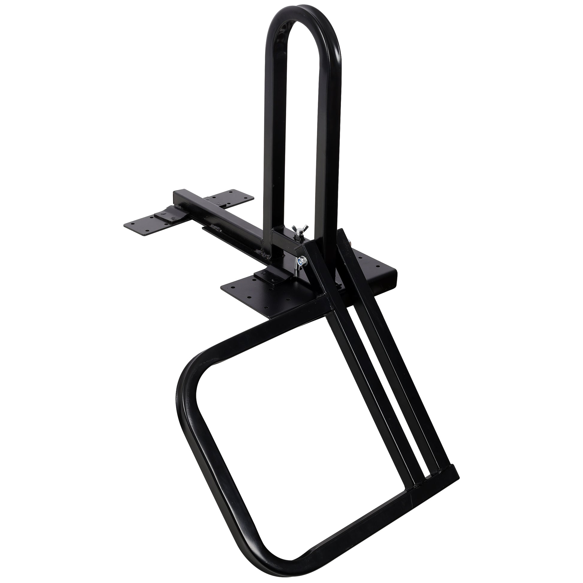 Foldable Pickup Truck Tailgate One-Step Ladder - Universal Fit. Drilling Hex Screws for Easy Install. Load Capacity: 300 LBS. Serves To Secure Items In Truck Bed image 2