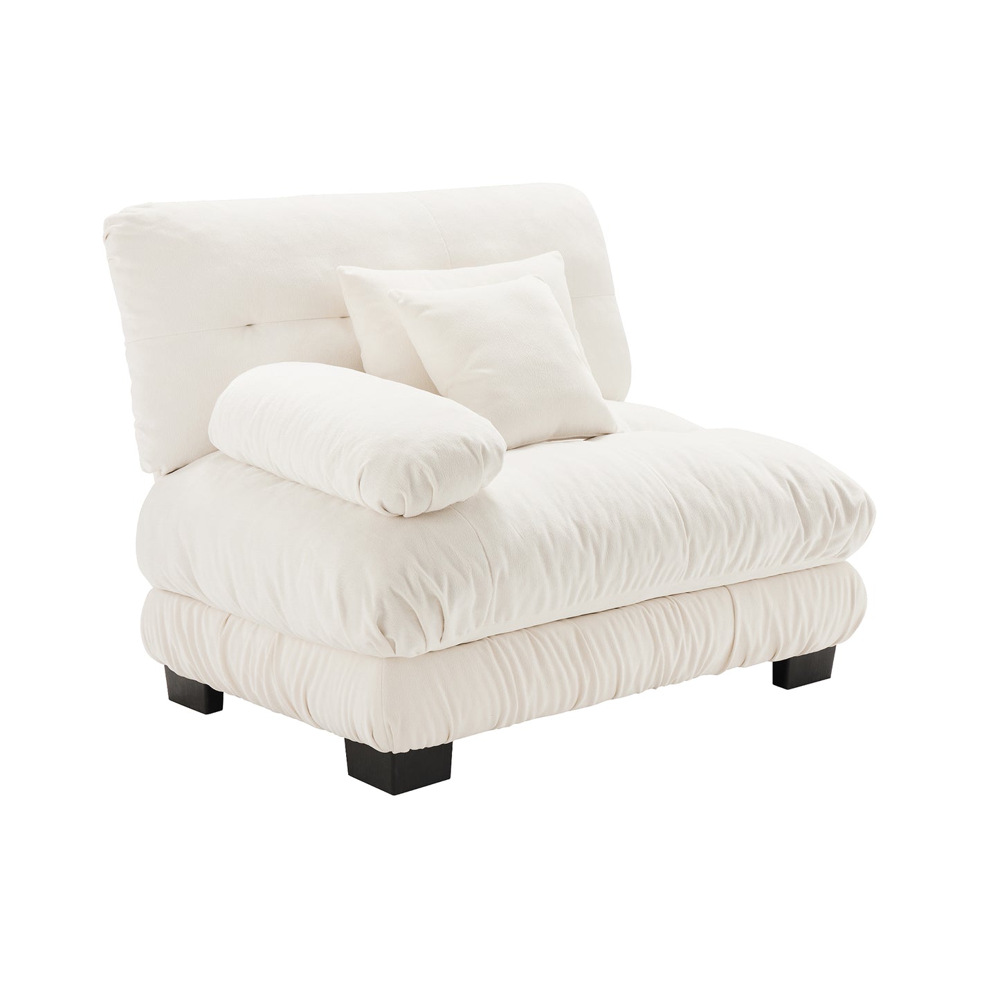 27 Sofa LSF W/2 pillows -White image 2