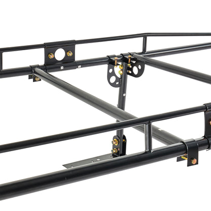 Universal steel over-cab truck bed rack contractor pickup lumber full size rack adjustable for kayak, ladder, surfboard, lumber image 11