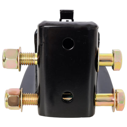 Adjustable Trailer Coupler, 360° Sleeve-Lock 2 Inch Towing Hitch, 8000 lbs Heavy Duty Steel Coupler, Black Finish for Boat, RV, Utility Trailer and Trucks image 2