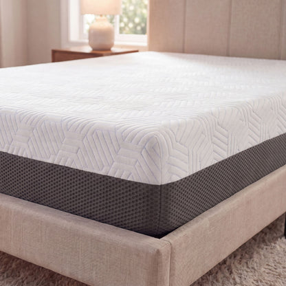 8 Inch Queen Firm Gel Memory Foam Mattress with Temperature Regulating Cover image 5