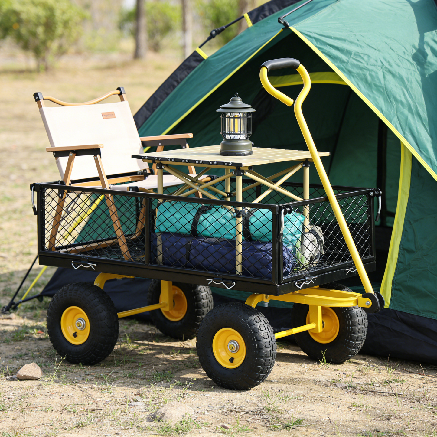 Wagon Cart Garden cart trucks make it easier to transport firewood image 12