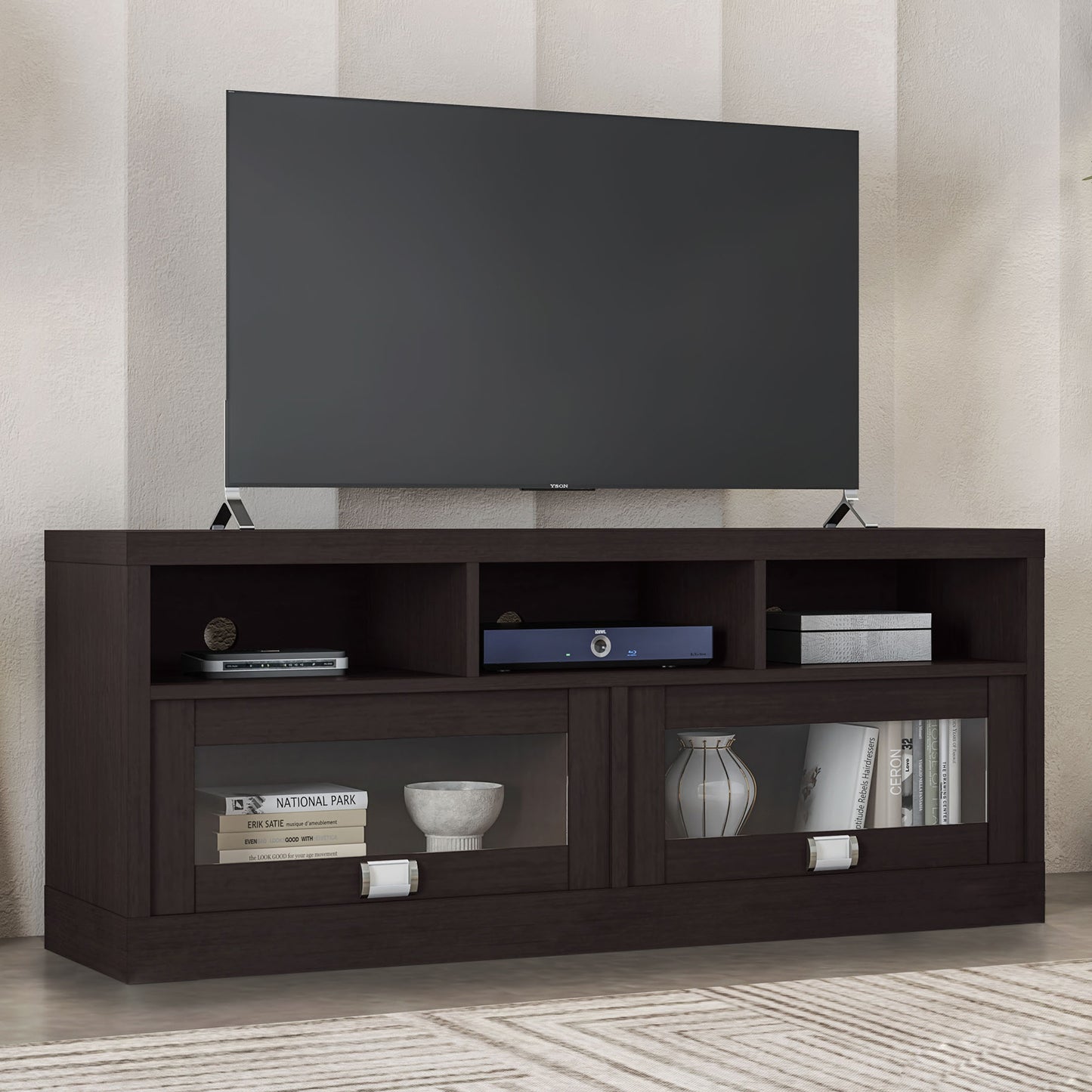 Durbin TV Stand for TVs up to 65in, Espresso image 7