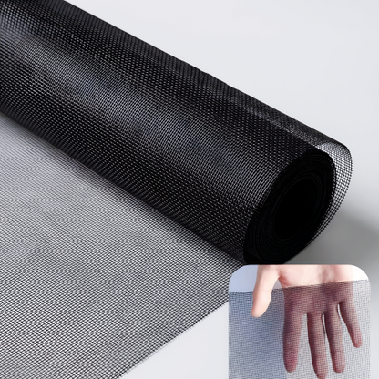 36 in × 48 ft 304 stainless steel window screen roll, black high-transparency screen replacement, durable metal mesh, suitable for doors, patios, porches, DIY-friendly, easy to cut and install image 1