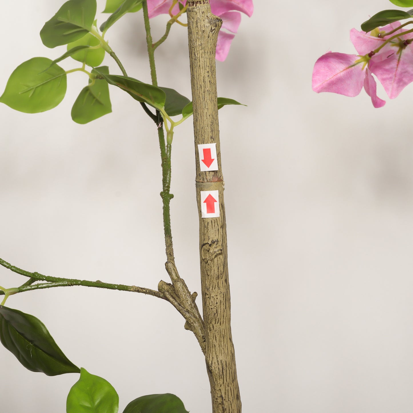 6FT Artificial Bougainvillea Tree with Black Plastic Pot, Realistic Fake Flowering Tree for Indoor Home Office Decor, Potted Faux Plant, 1pc/set image 12