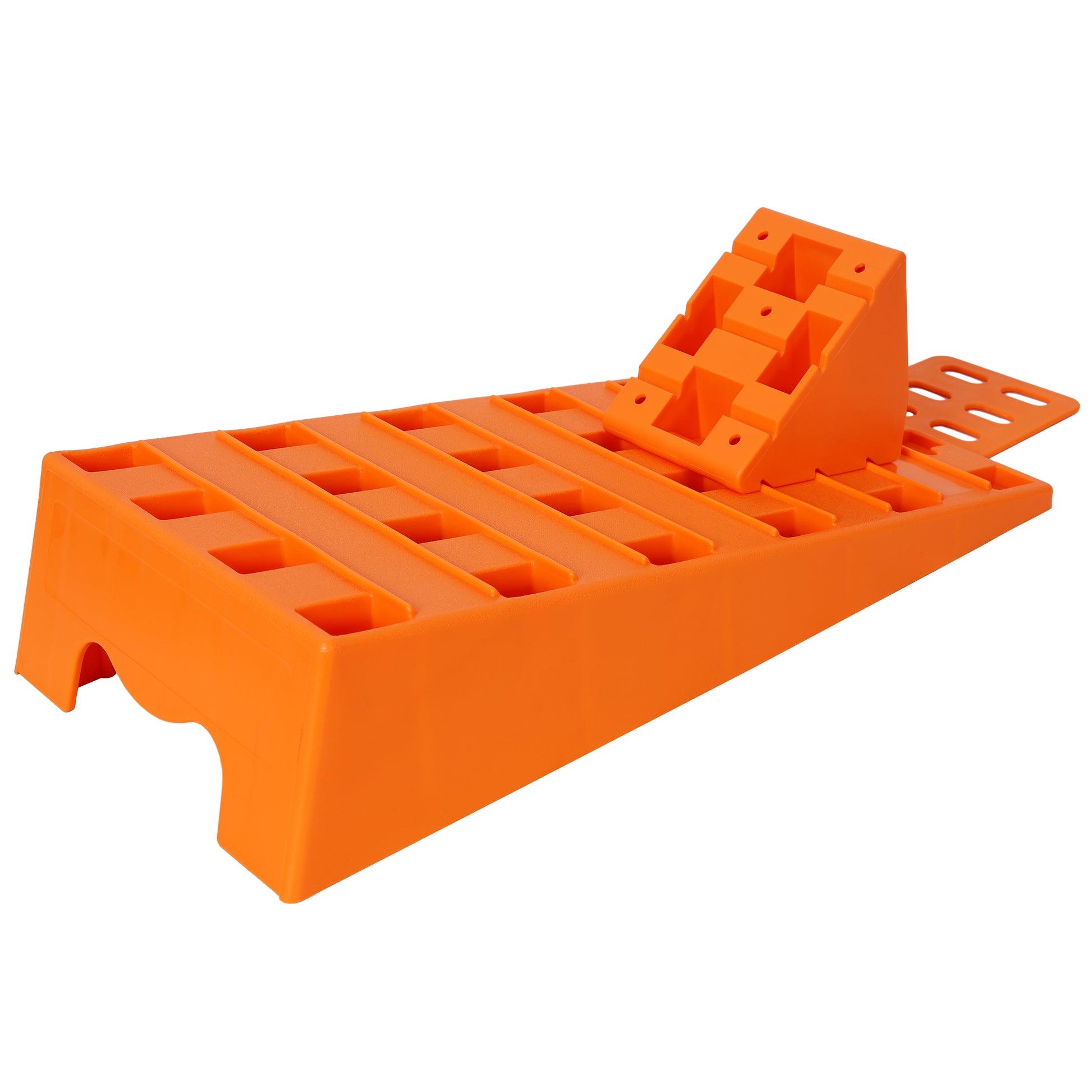 5T Caravan Levelling Ramps, Heavy Duty RV Leveling Ramps Set with 2 Wheel Chocks, Camper Trailer Levelers for Motorhome, Travel Trailer, Camper, with Portable Carry Bag image 3
