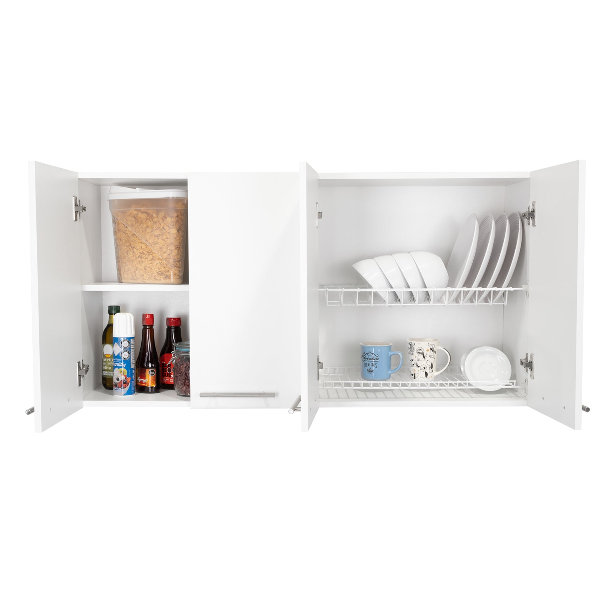 Sitka Wall Cabinet, Two Spacious Divisions, Four Doors image 9