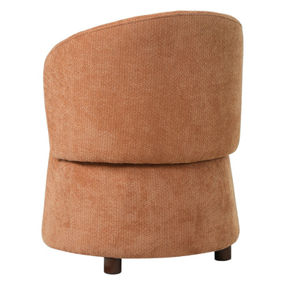 Orange Pet Friendly Chair with Hidden Pet Nook, Convertible Stool, Storage Seat, 220lbs Capacity, Acacia Wood Legs image 8