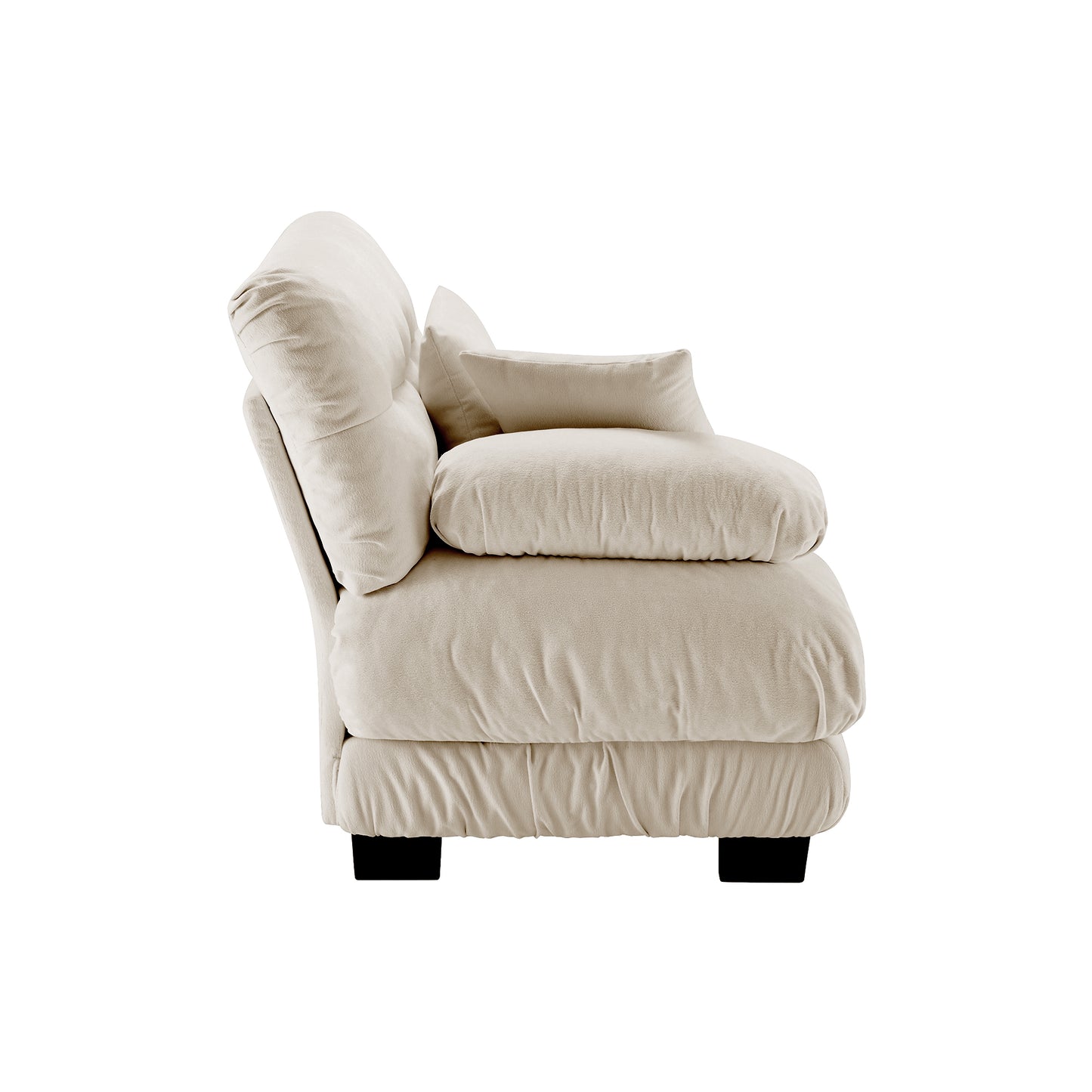 27 Sofa LSF W/2 pillows -Light Coffee image 3