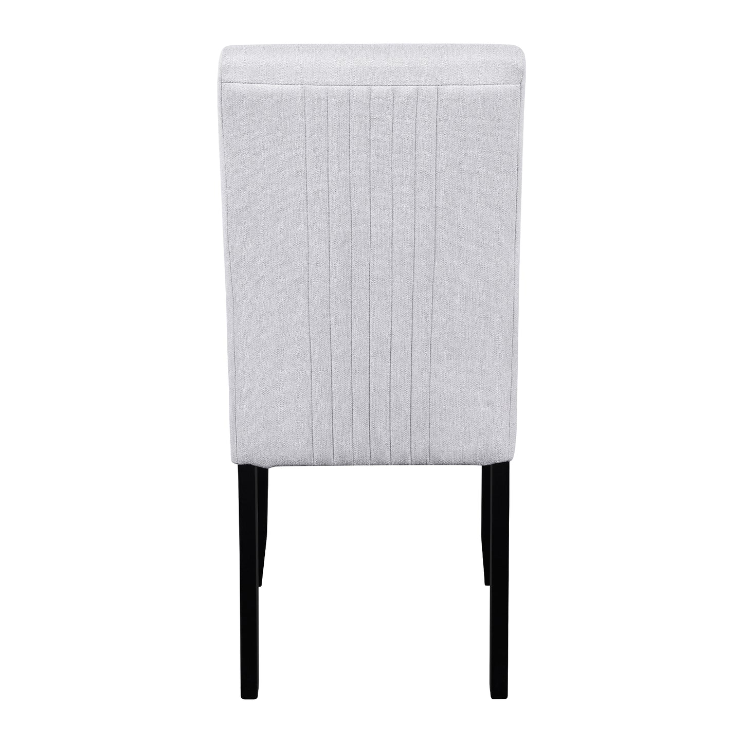 Modern Dining Room Chairs Set of 4, Accent Diner Chairs Upholstered Fabric Side Stylish Kitchen Chairs with Solid Wood Legs and Padded Seat - Beige image 9