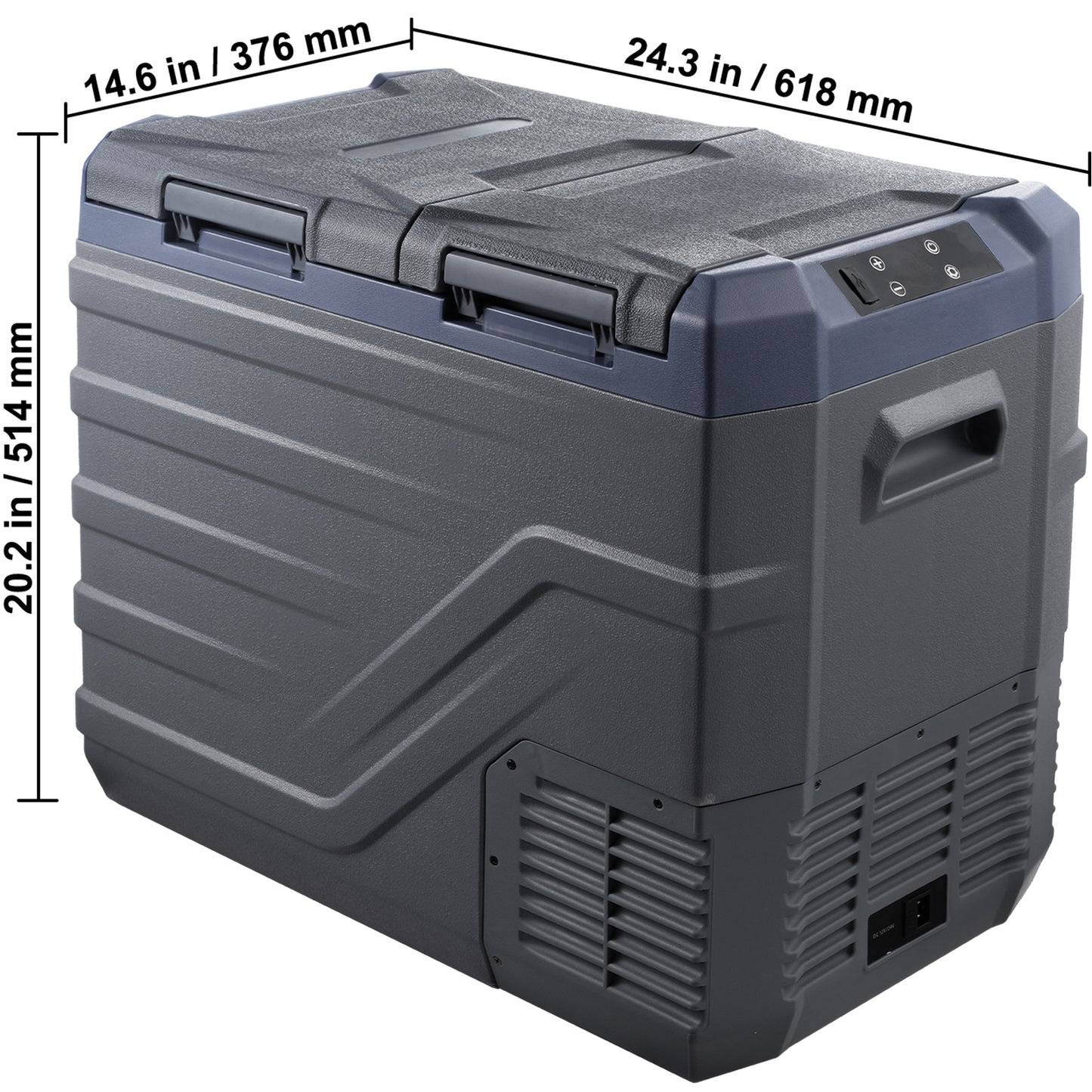 Car Refrigerator, 12 Volt Car Refrigerator Fridge, 40 L Dual Zone Portable Freezer, -4℉-68℉ Adjustable Range, 12/24V DC and 100-240V AC Compressor Cooler for Outdoor, Camping, RV image 11