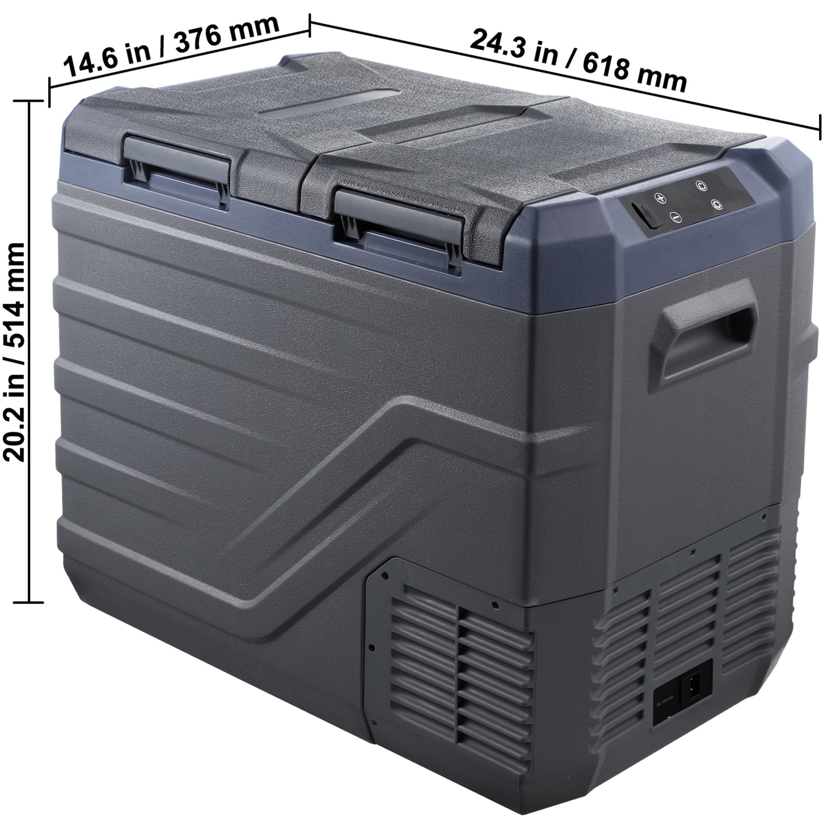Car Refrigerator, 12 Volt Car Refrigerator Fridge, 40 L Dual Zone Portable Freezer, -4℉-68℉ Adjustable Range, 12/24V DC and 100-240V AC Compressor Cooler for Outdoor, Camping, RV image 11