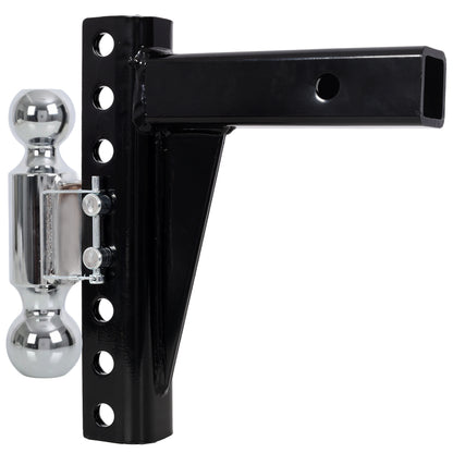 Adjustable Dual Ball Mount,12,000 lb & 10,000 lb Towing Capacity,Dual Hitch Balls (2" & 2‑5/16"), Fits 2" Receiver image 2