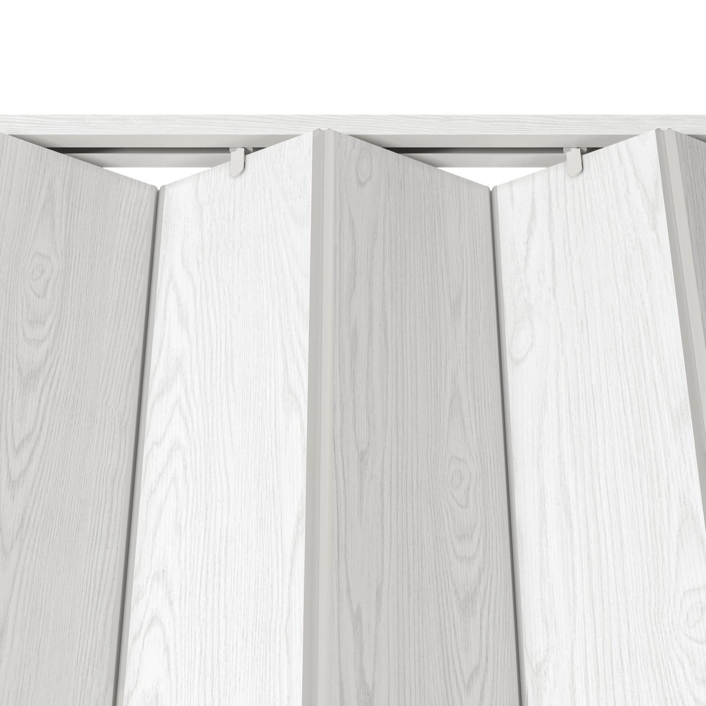 Studio Series 32" W PVC Foldable Accordion Doors, White image 5