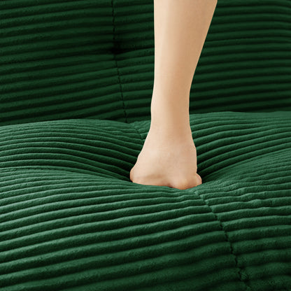 Ottoman Corduroy -Green image 3