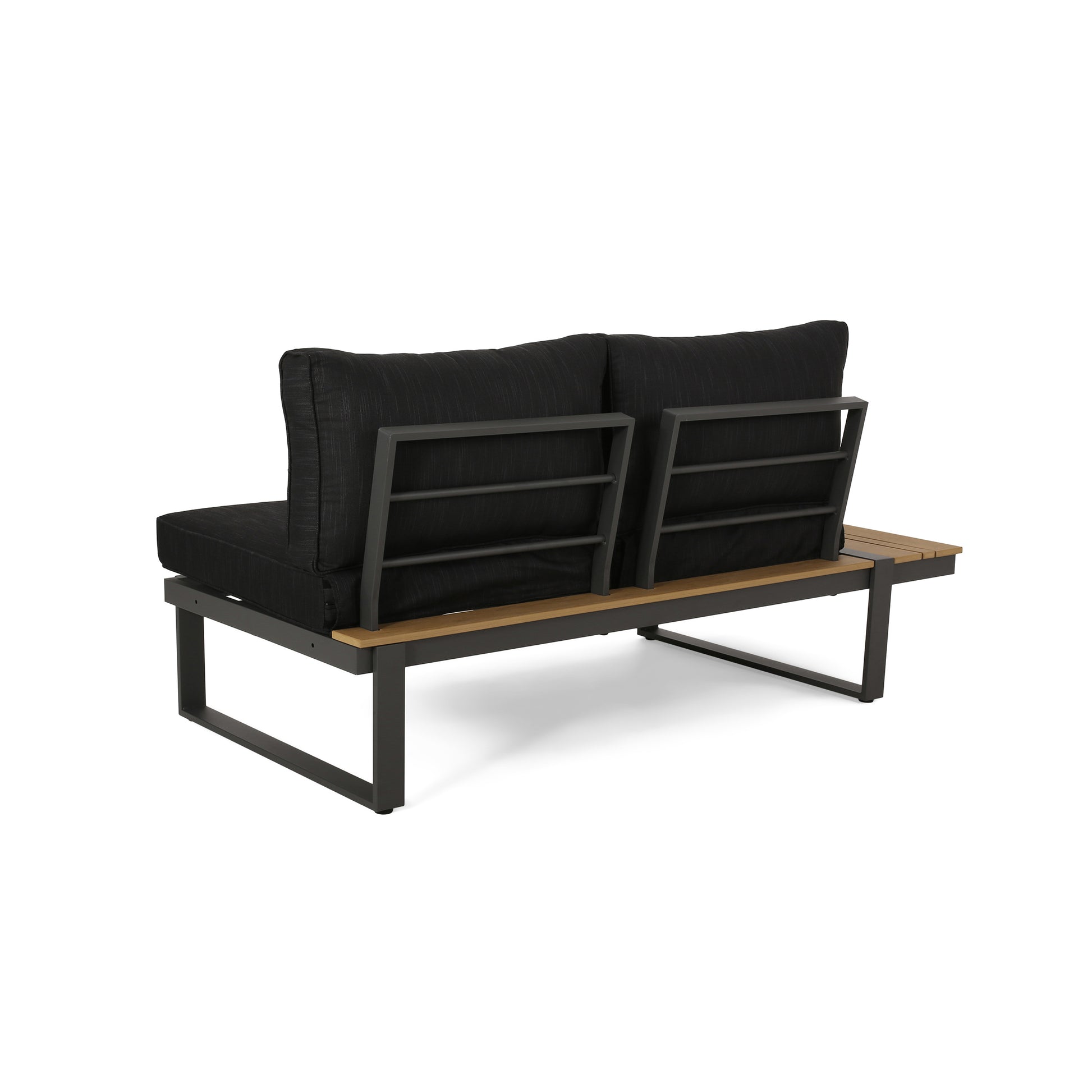 Sterling V-Shaped Outdoor Aluminum 5 Seater Sofa Set with Cushions image 12