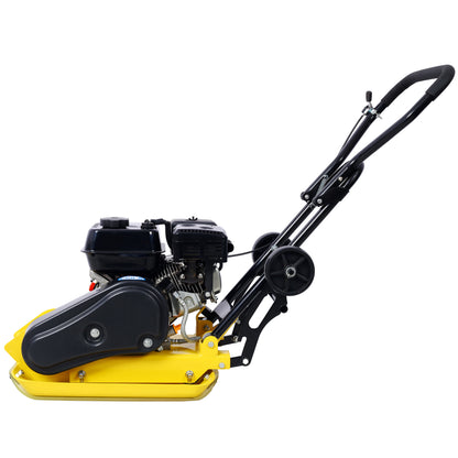 7.0HP 5500VPM MAX Gas Vibration Compaction Force 20 x 14 inch Plate Compactor w/Built-in Wheel,EPA compliant image 6