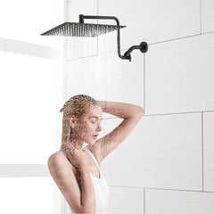 12-inch Adjustable High-Pressure Rain Shower Head for Relaxation
