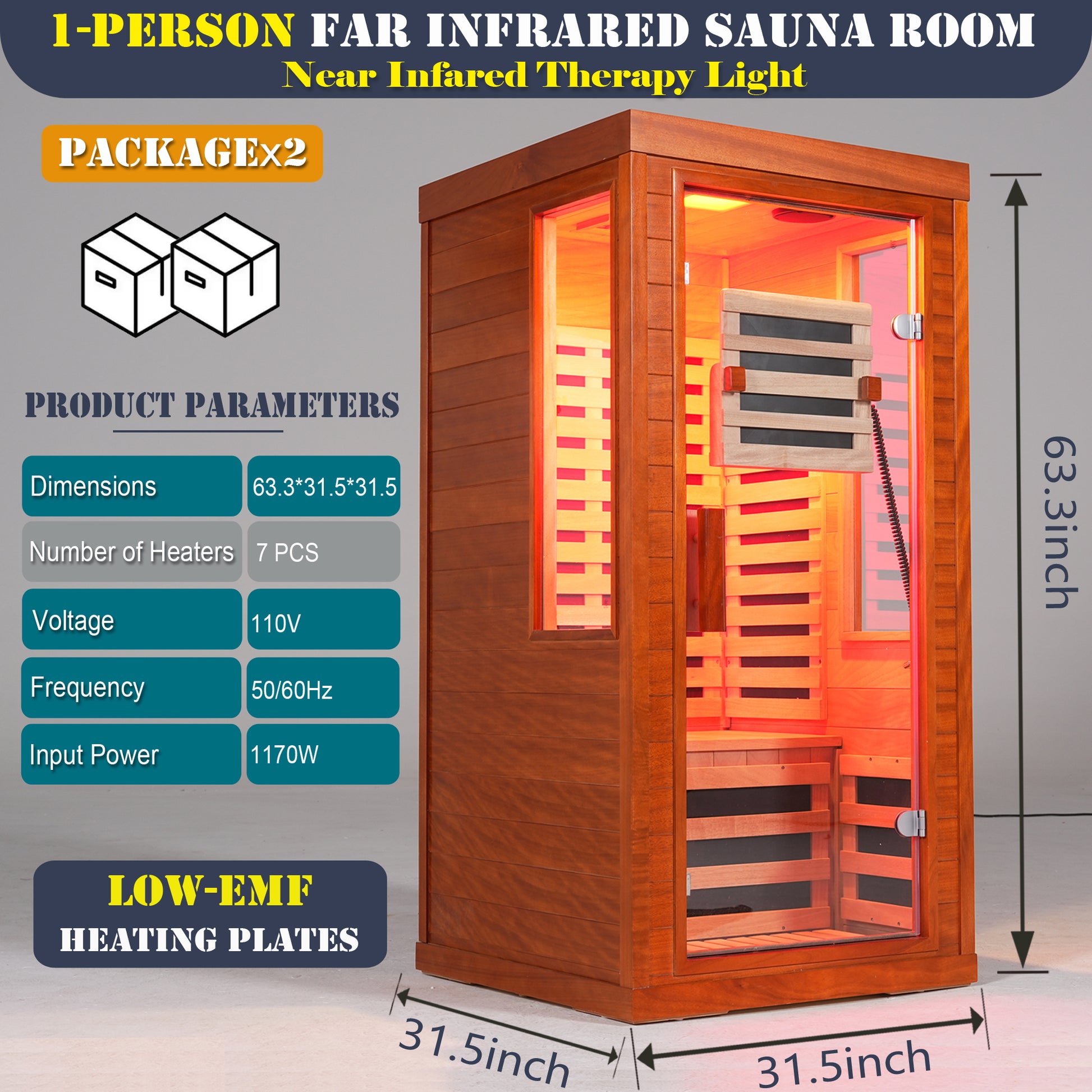 Single person infrared sauna image 7