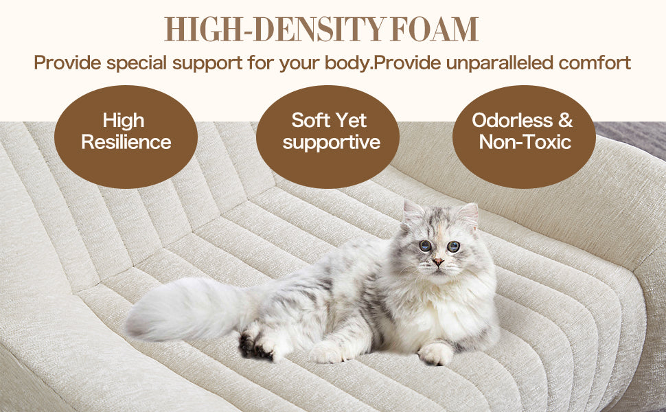 Bean Bag Chair for Adults with Armrests - Oversized Comfy Beanbag Lounge Lazy Floor Sofa Accent Chair for Living Room, Bedroom image 7