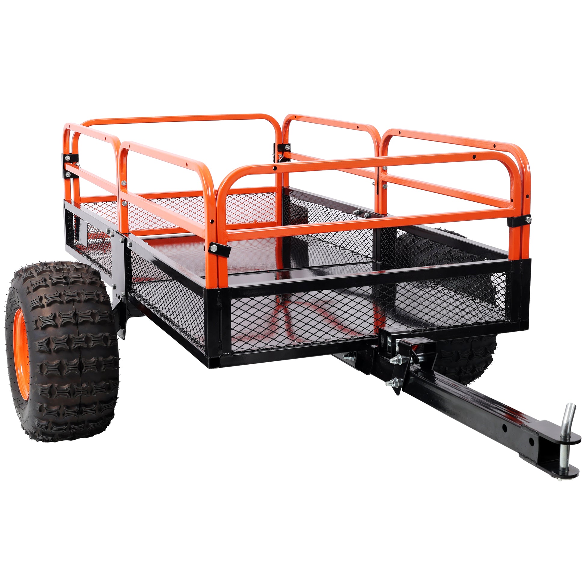 Heavy-Duty Tow-Behind Dump Cart 1500 lbs Load Capacity for ATV UTV Lawn Mower Tractor Yard Garden Farm Hauling image 3