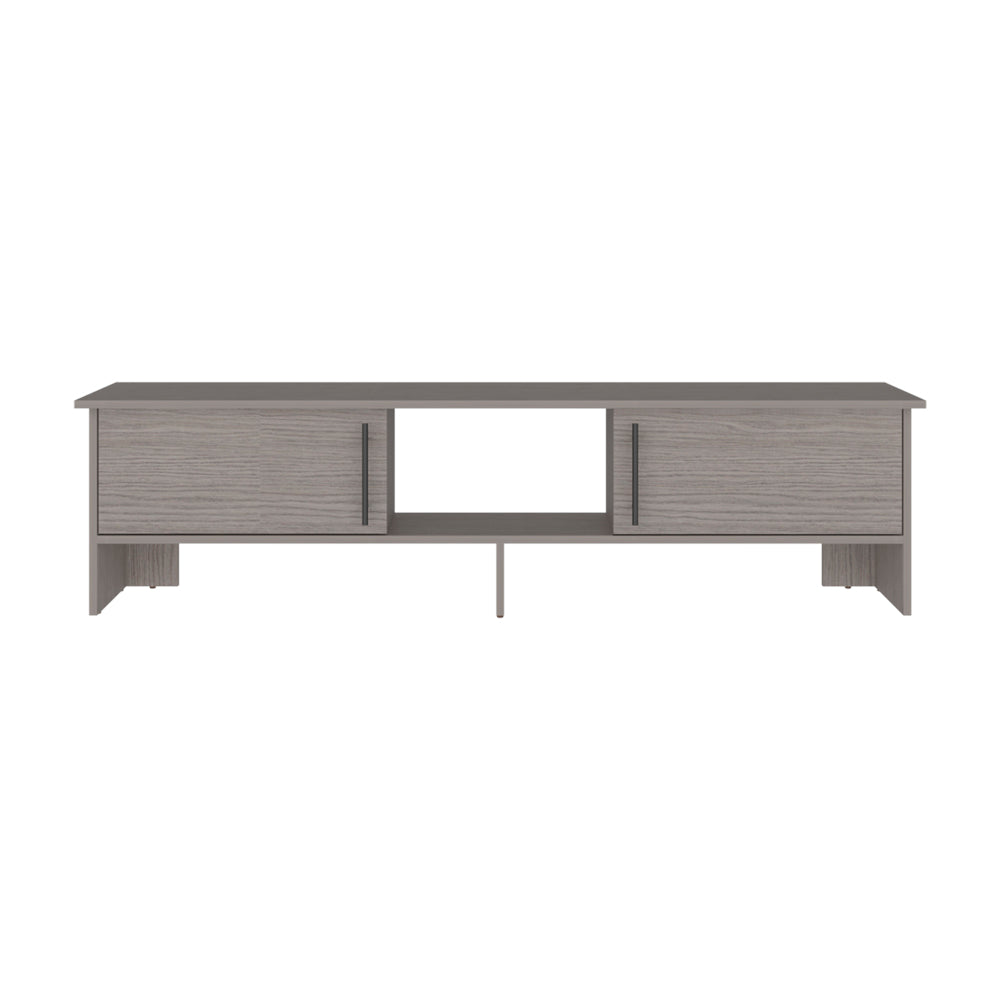 Noe Thornevia 65" Entertainment Stand – Modern TV Console with Open Storage Shelves image 3
