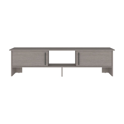 Noe Thornevia 65" Entertainment Stand – Modern TV Console with Open Storage Shelves image 3