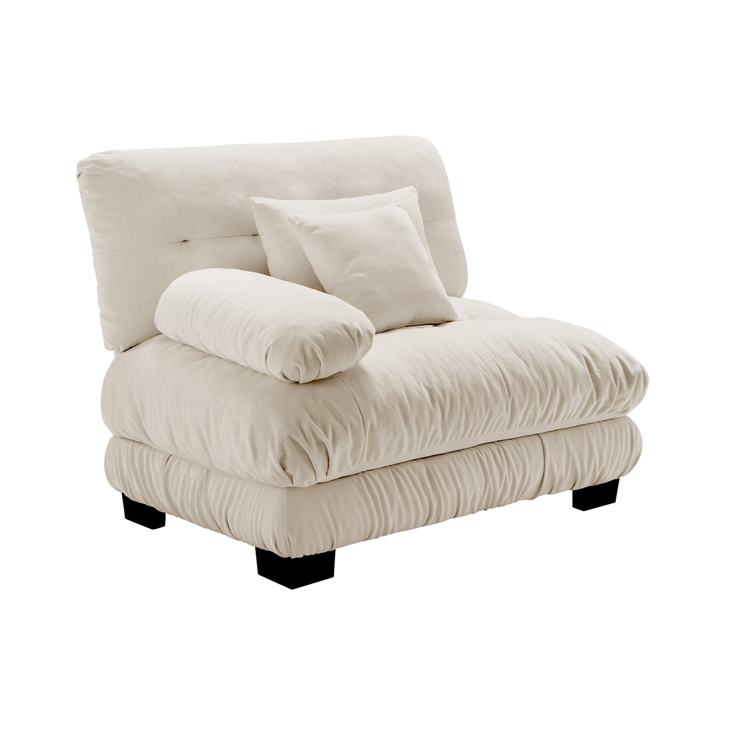 27 Sofa LSF W/2 pillows -Light Coffee image 2