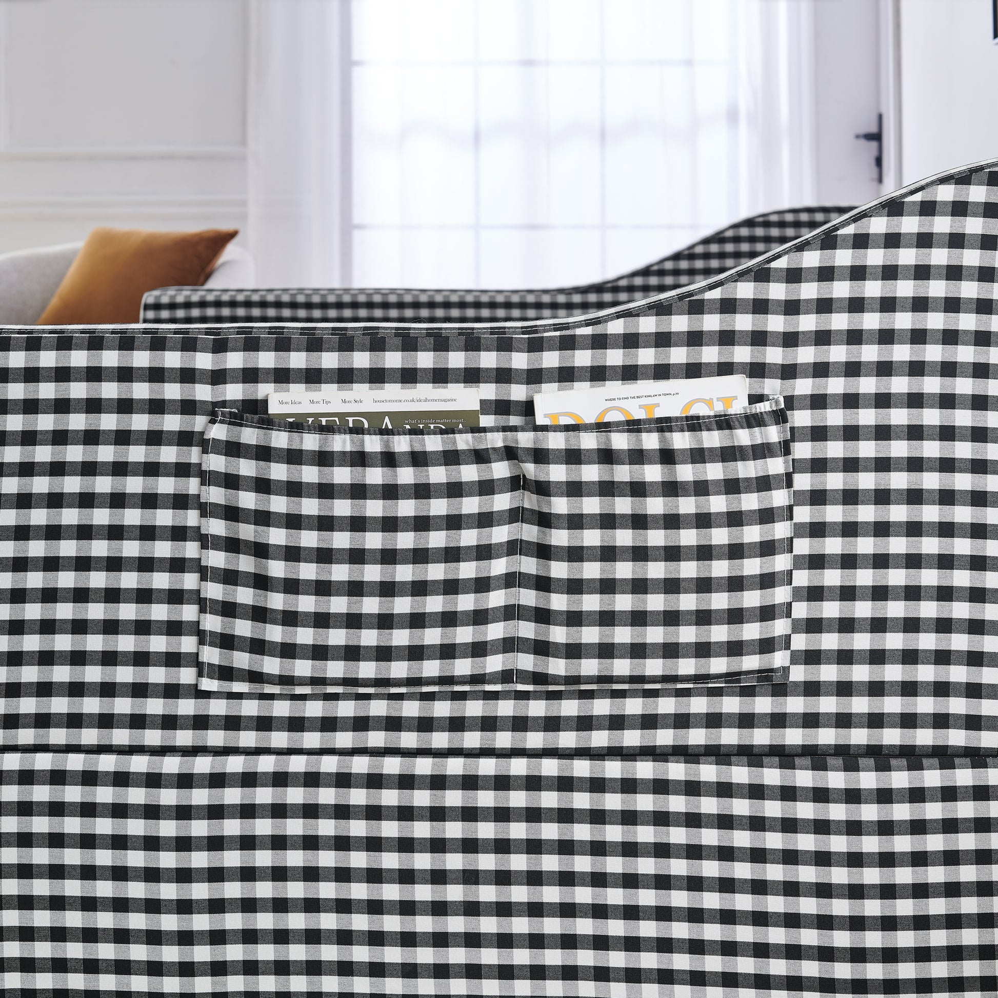 Full‑Size Daybed,Upholstered Convertible Daybed with Tufted Button Backrest, 3‑in‑1 Versatile Sofa Bed with Pull‑Out Trundle & Side Storage, Perfect for Compact Living-Black image 9