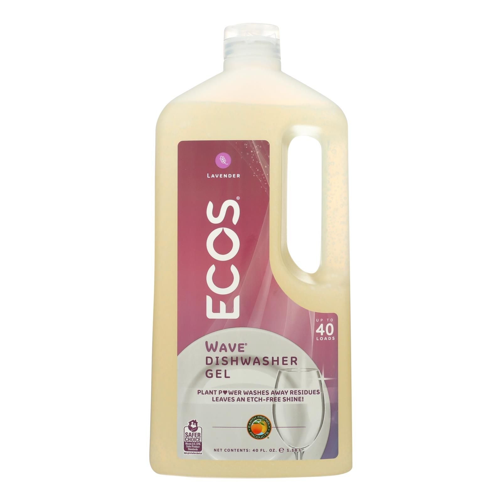 Earth Friendly Automatic Dishwasher Gel - Case Of 8 - 40 Fl Oz image 1
