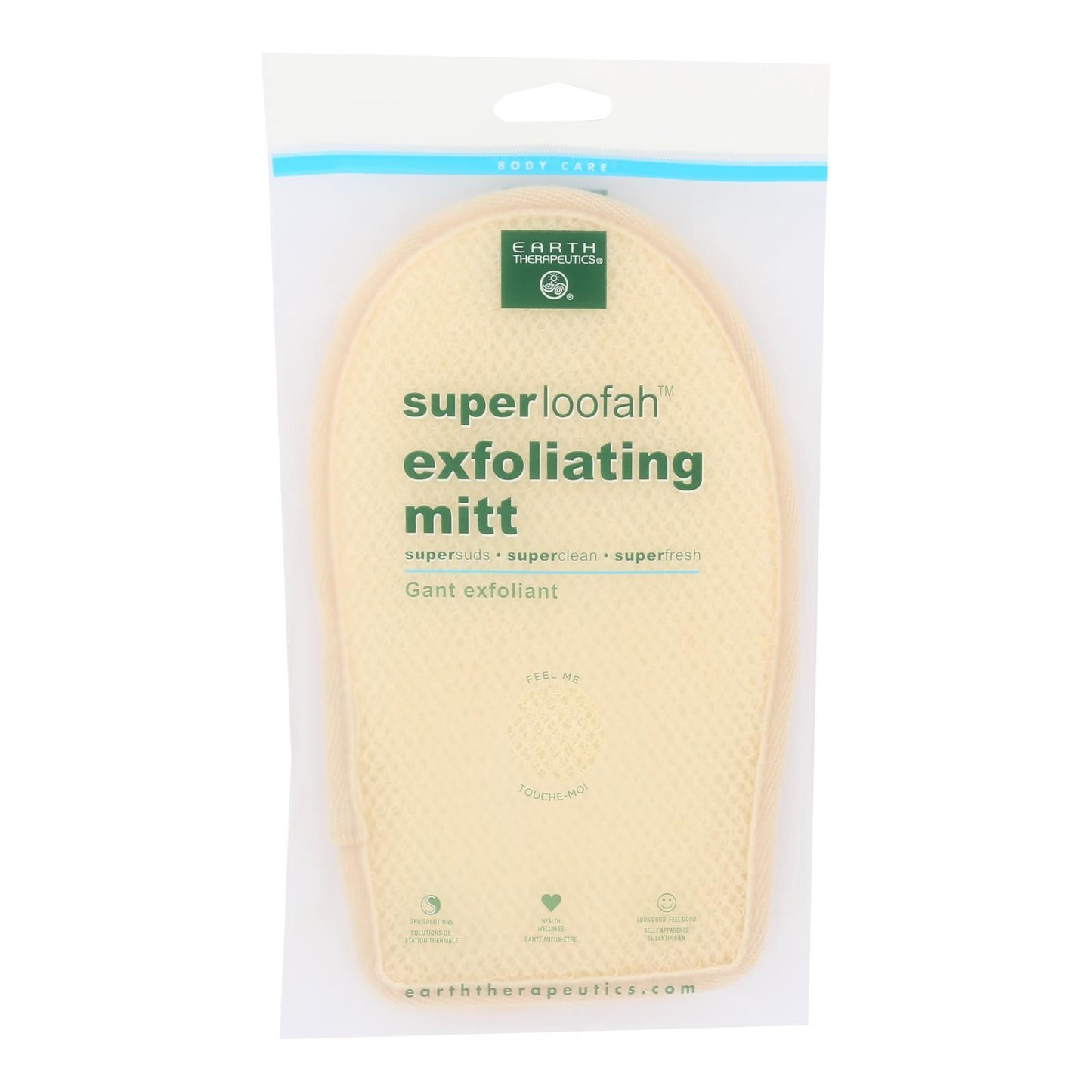Earth Therapeutics Loofah - Super - Exfoliating - Bath Mitt - 1 Count image 1