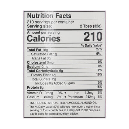 East Wind Almond Butter - Smooth - 15 Lb. image 2