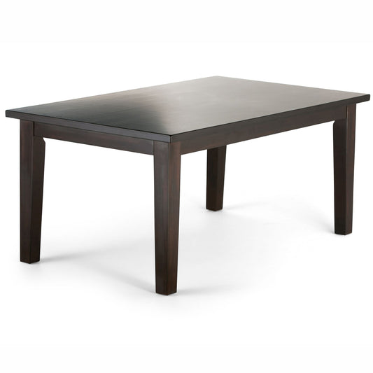 Eastwood Dining Table in Java Brown - front view
