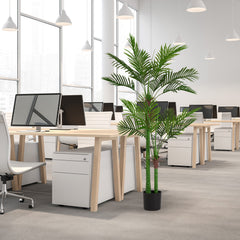 New high-end market indoor leaf simulation 180CM double rod loose tail sunflower 18-leaf pot travelers simulated artificial plants 1pcs/set