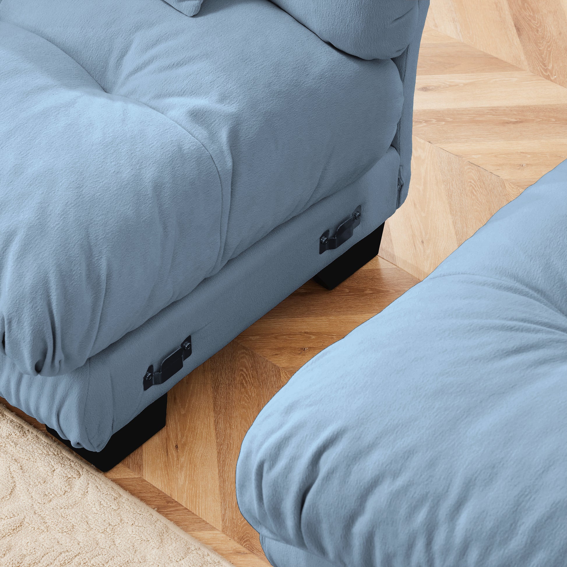 Pariss Sofa RSF W/2 pillows - Blue image 6