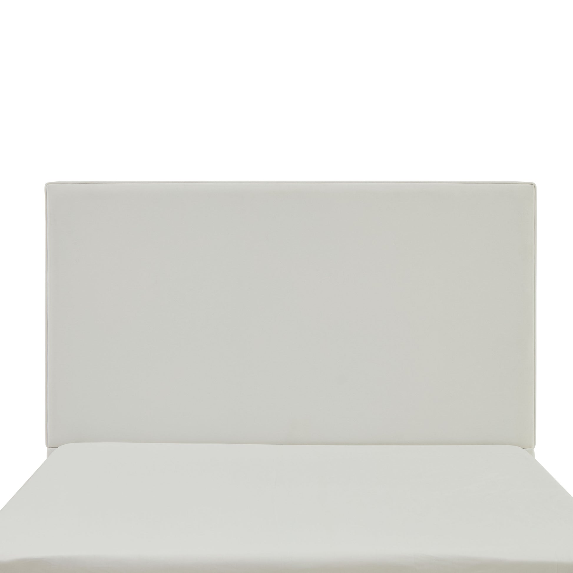 Lucas Tall Headboard Upholstered Bed / 52" High Headboard / Elegant Simplicity / No Box Spring Needed / Easy Assembly / King / Coconut Micro Suede image 12