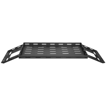 Rear Trunk Cargo Rack, for 2007-2024 Jeep Wrangler JK 4-Door Hardtops, 300 lbs Capacity, Carbon Steel Basket Tray Interior Storage Luggage Carrier with Net, Shelf Stand Organizer for Camping Trip Gear image 11
