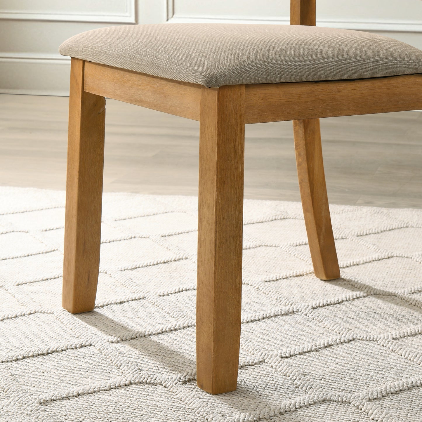 Windvale Fabric Upholstered Dining Chair Set of 2 image 5