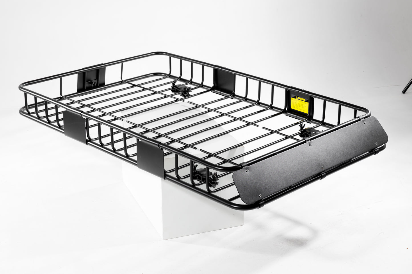 Roof Rack Basket With Net,Rooftop Steel Roof Rack,Cargo Carrier with 250 Lbs Capacity,Extension Black Car Top Luggage Holder 64"x 39" Universal for SUV/ Wagon / Seden image 8