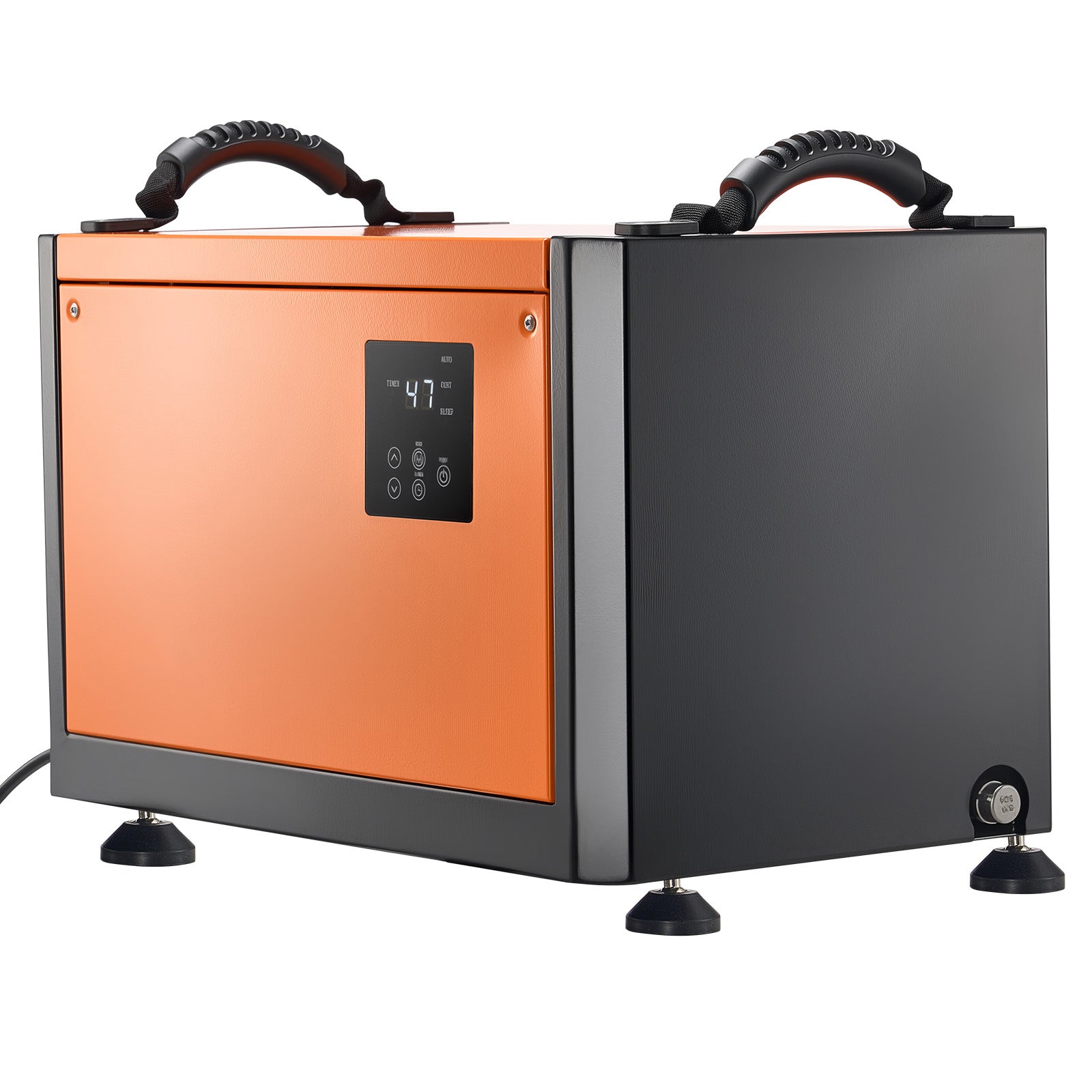 125 Pints Commercial Dehumidifier with Drain Hose, Portable Crawl Space Dehumidifiers for Basement Storage Room Industrial Grade, Auto Defrost/Drainage, Heavy-duty Galvanized Steel, LED Indicate image 1