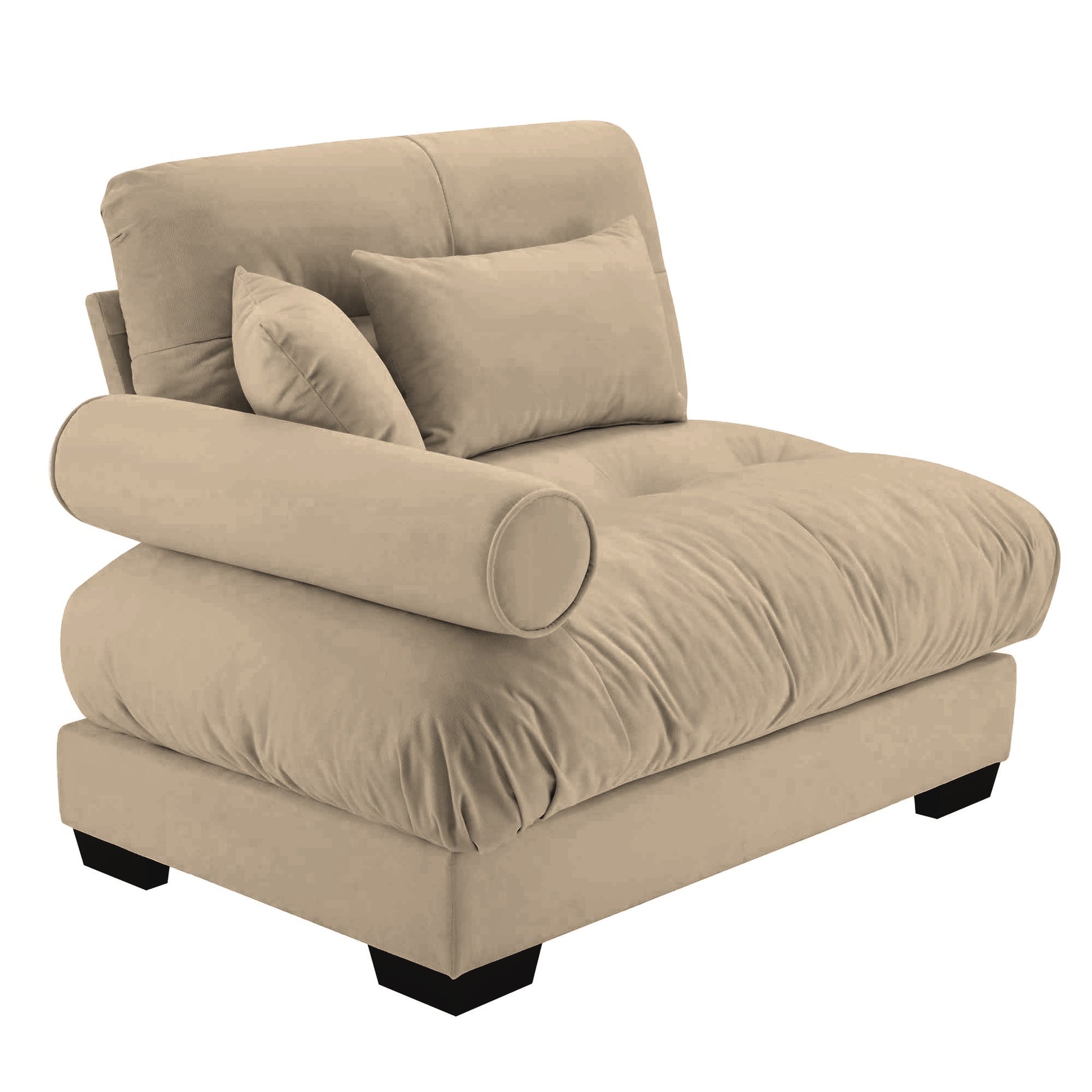 Milano Sofa LSF W/3 pillows - Beige image 2