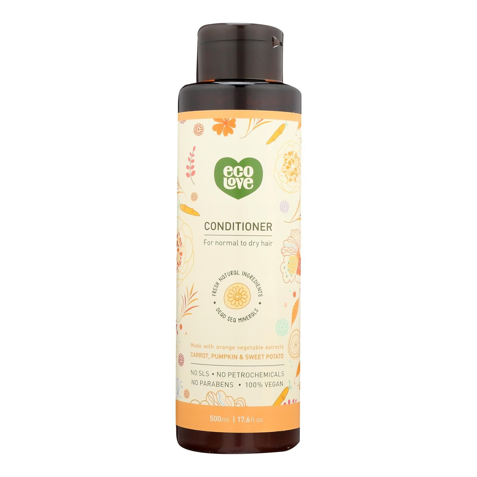 Ecolove - Conditioner Orange Veg Nrml&dry - 1 Each - 17.6 Fz image 2