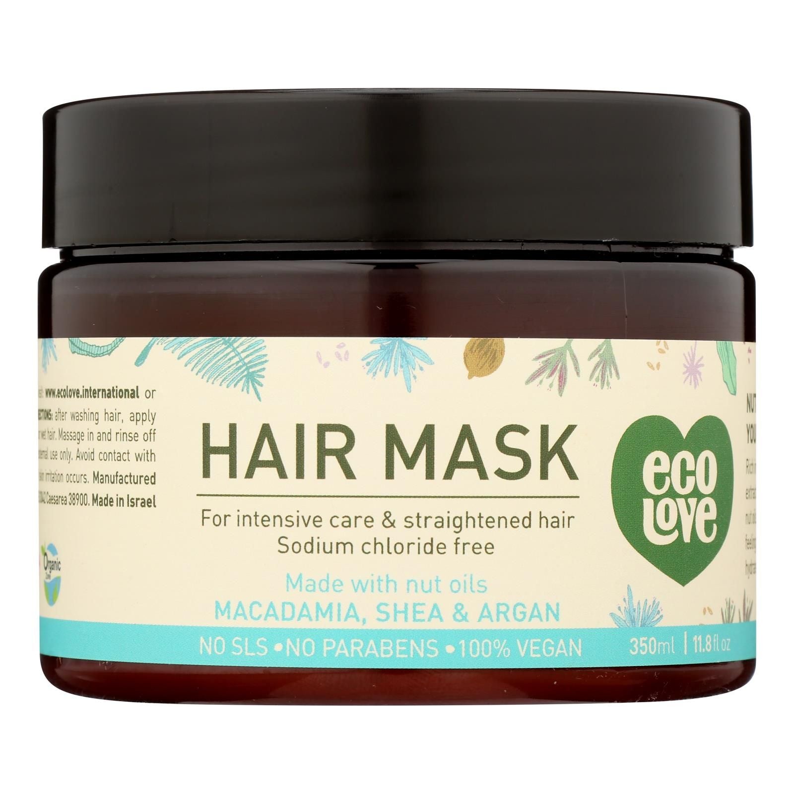 Ecolove - Mask Nut Int Cr Strt Hair - 1 Each - 11.8 Oz image 1