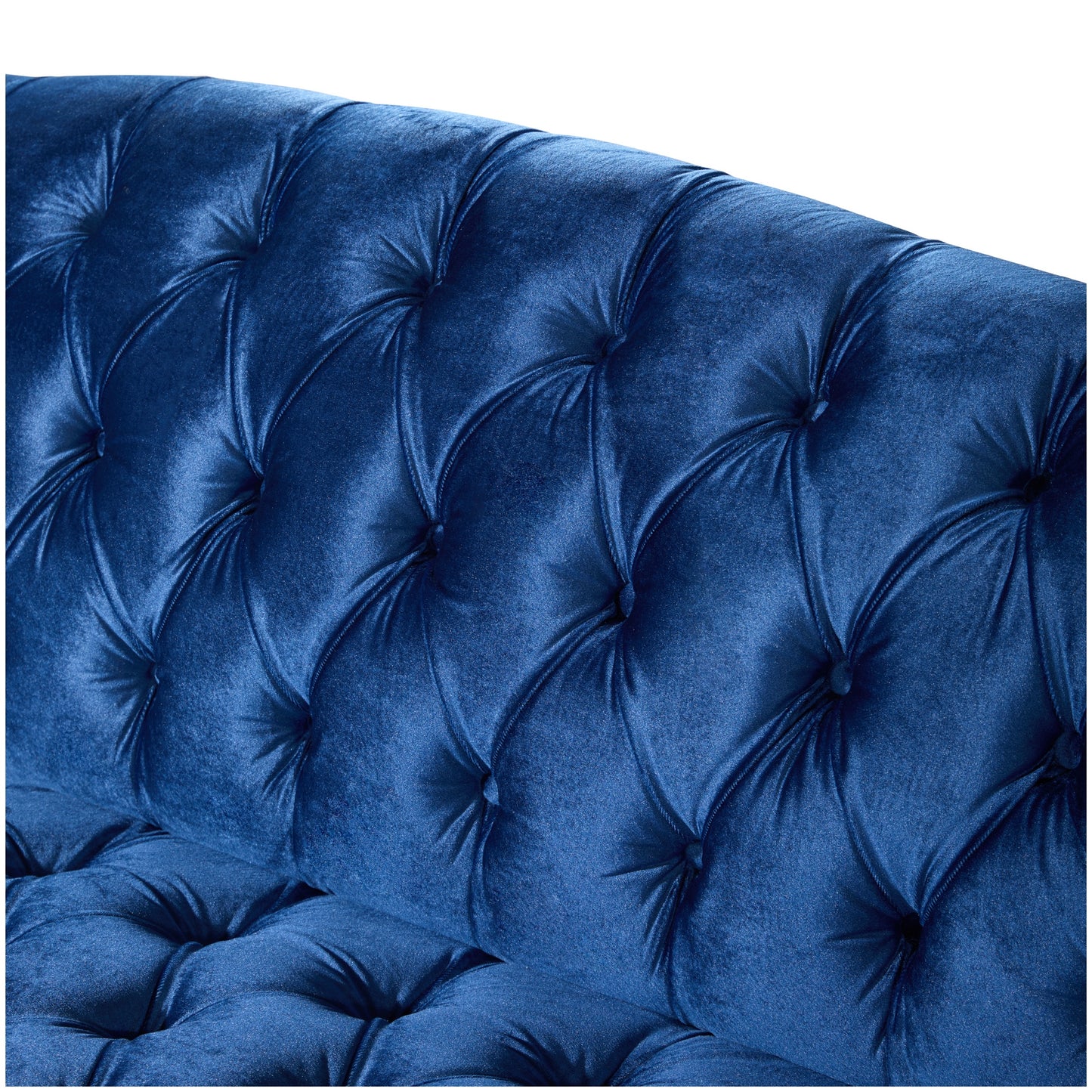 Comfy 3-Seat Sofa with Curved Wooden Legs, Perfect for Living Room and Study image 8